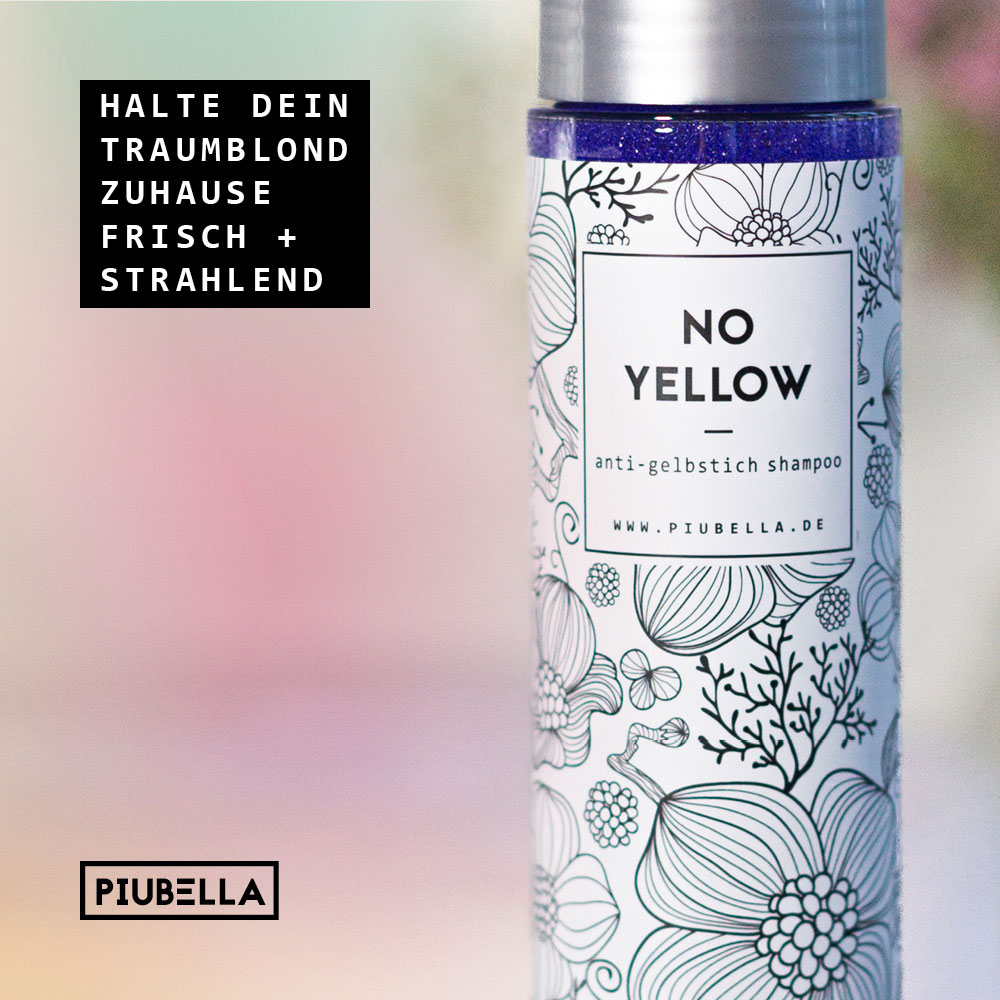 Piubella NO YELLOW - anti-gelbstich shampoo 200 ml