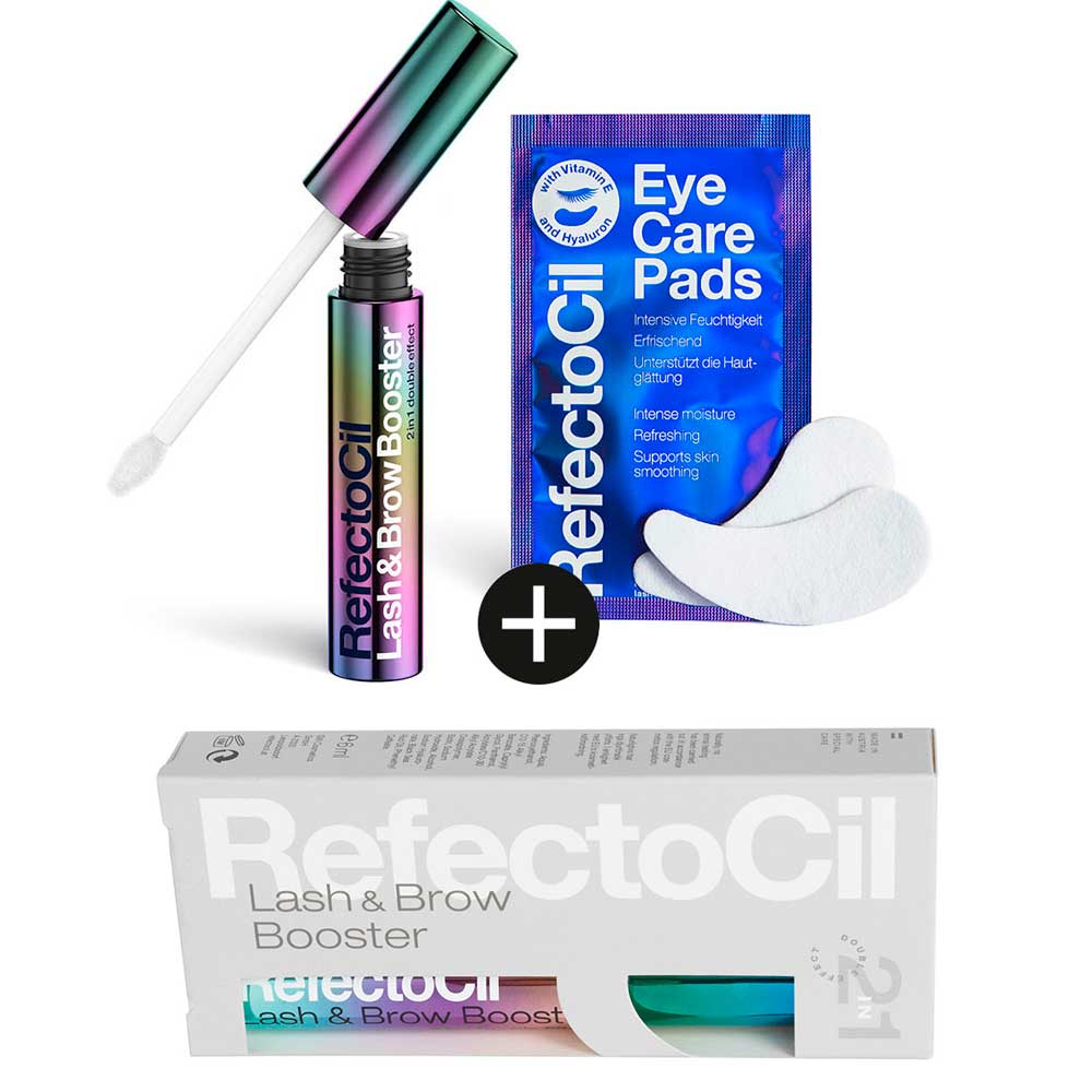RefectoCil Lash & Brow Booster 6 ml + 2 Stk. RefectoCil Eye Pads