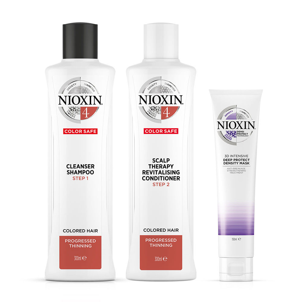 Wella Nioxin Set System 4 Shampoo 300 ml + Conditioner 300 ml + Maske 150 ml