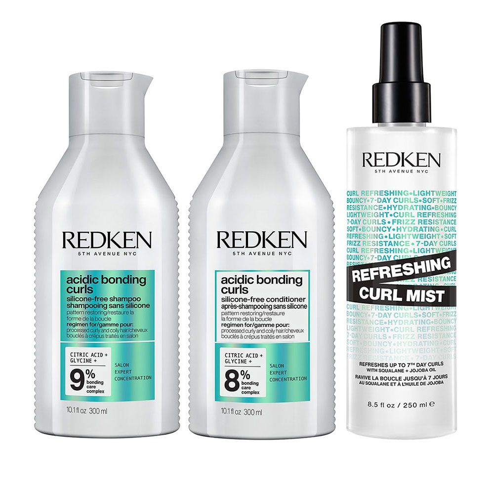 Redken Acidic Bonding Curls Set Shampoo 300 ml + Conditioner 300 ml + Refreshing Curl Mist 250 ml