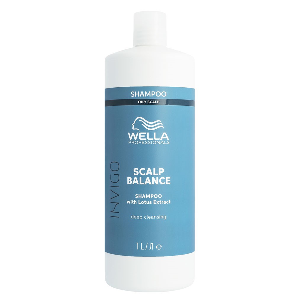 Wella Professionals Invigo Scalp Balance Shampoo 1000 ml (Oily-Scalp / Deep Cleansing)