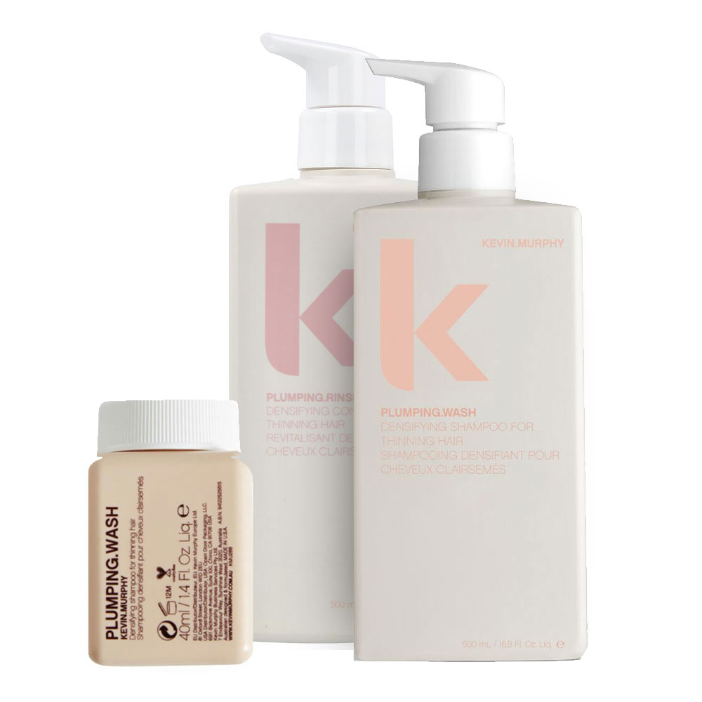 Kevin.Murphy Thickening PLUMPING.WASH 500 ml + PLUMPING.RINSE 500 ml + PLUMPING.WASH 40 ml