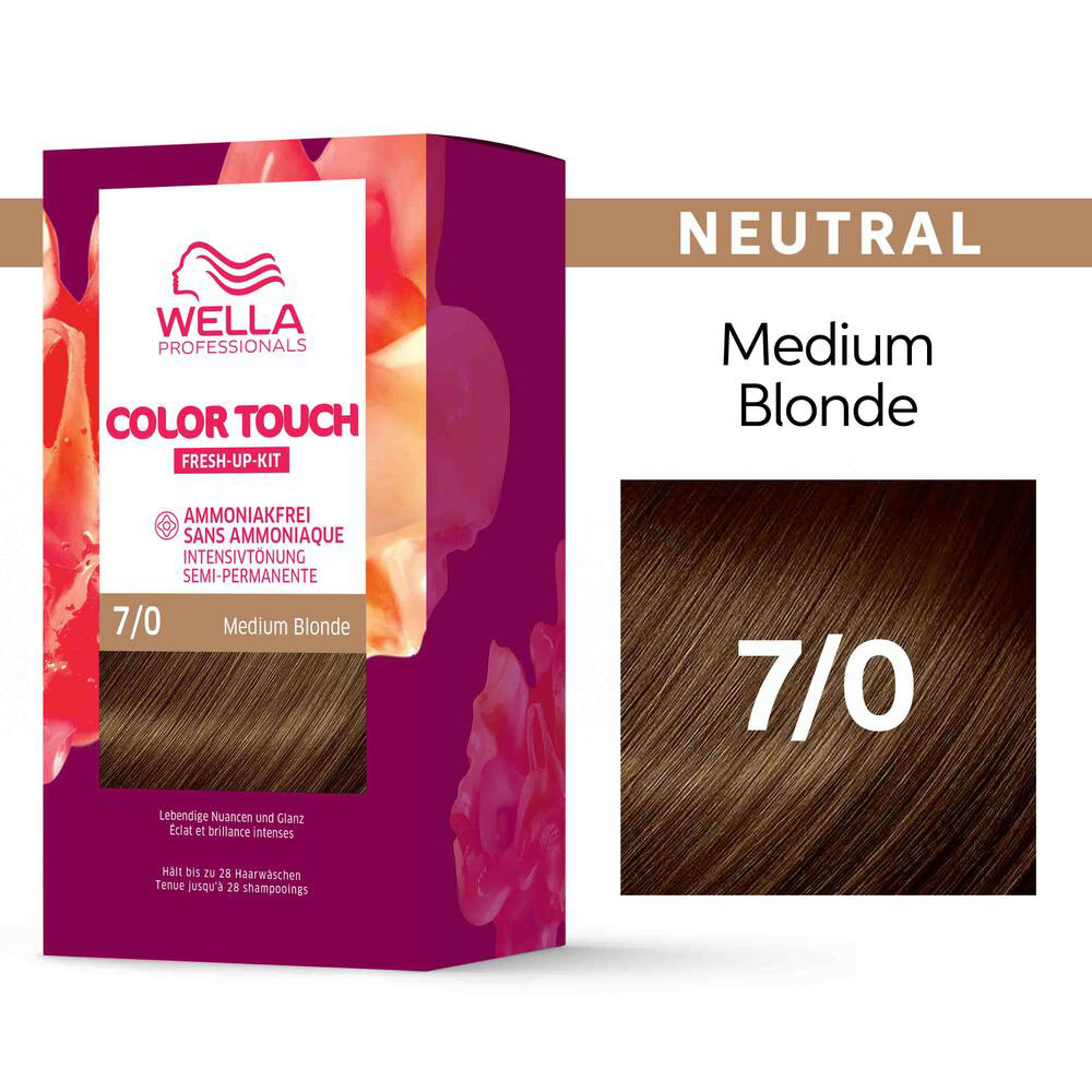 Wella Color Touch  FRESH UP KIT  Pure Naturals  7/0 mittelblond 130 ml