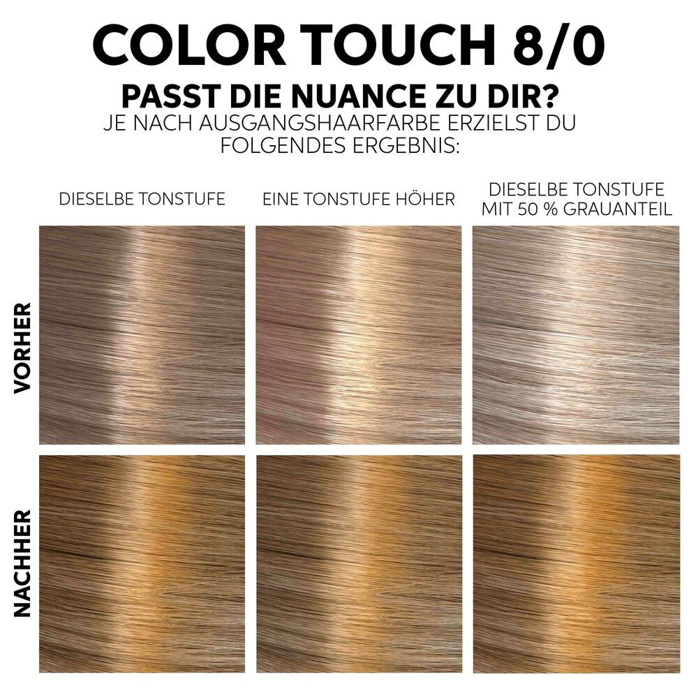 Wella Color Touch  FRESH UP KIT  Pure Naturals  8/0 helblond 130 ml