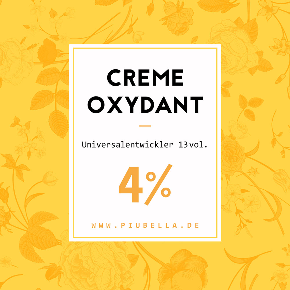 Piubella Creme Oxydant 4% Universal Entwickler 200 ml