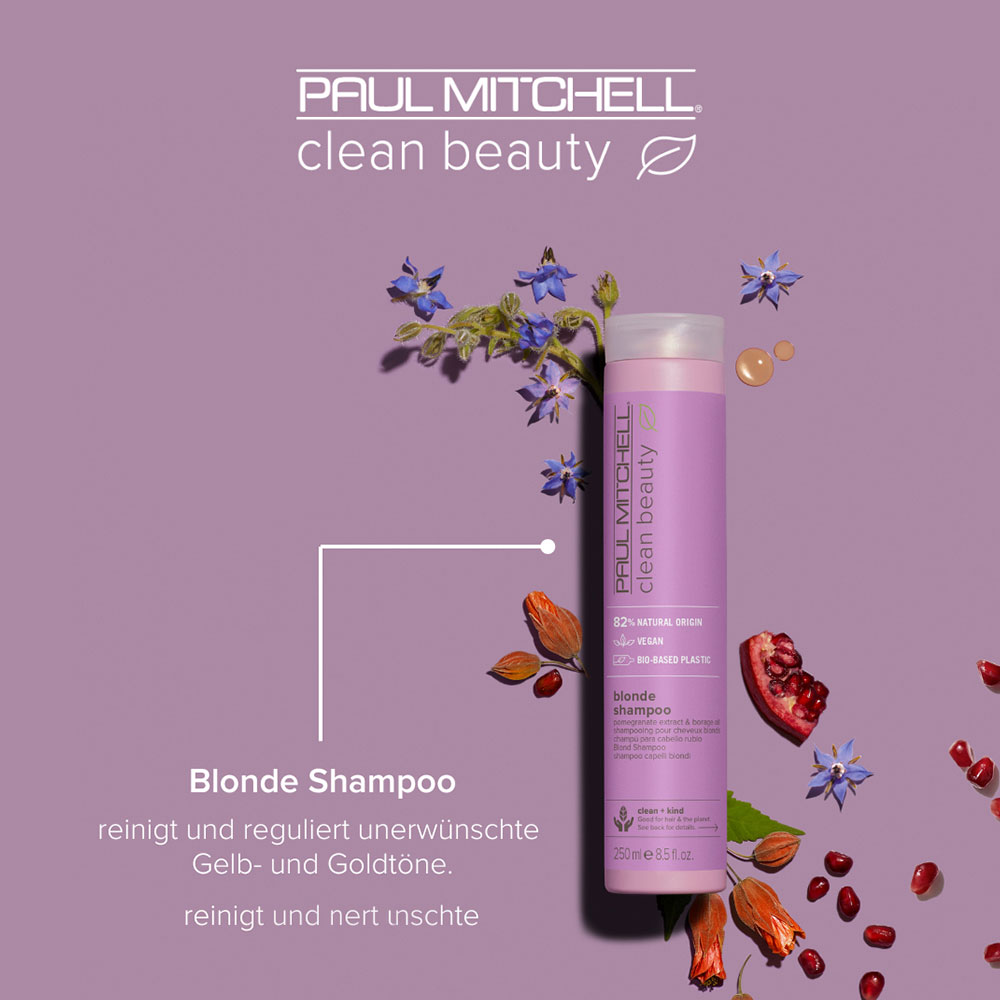 Paul Mitchell clean beauty blonde shampoo 250 ml