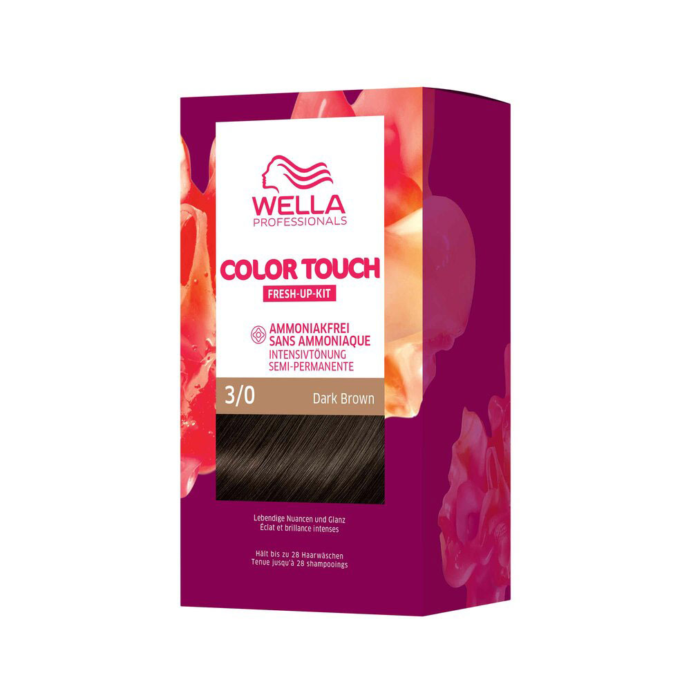 Wella Color Touch  FRESH UP KIT  Pure Naturals  3/0 dunkelbraun 130 ml
