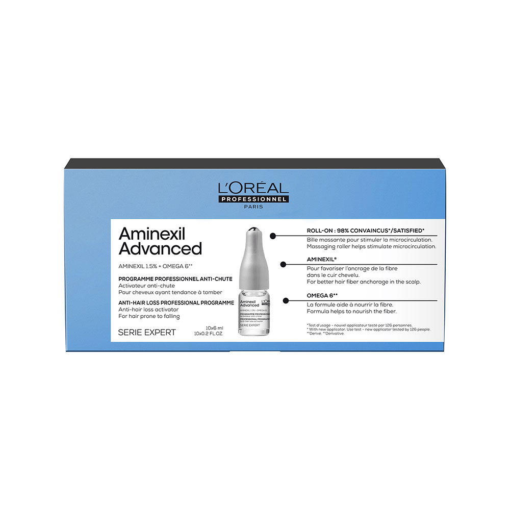 L'Oreal Professionnel Serie Expert Aminexil Advanced Anti Hair-loss Activator Treatment 10x6 ml