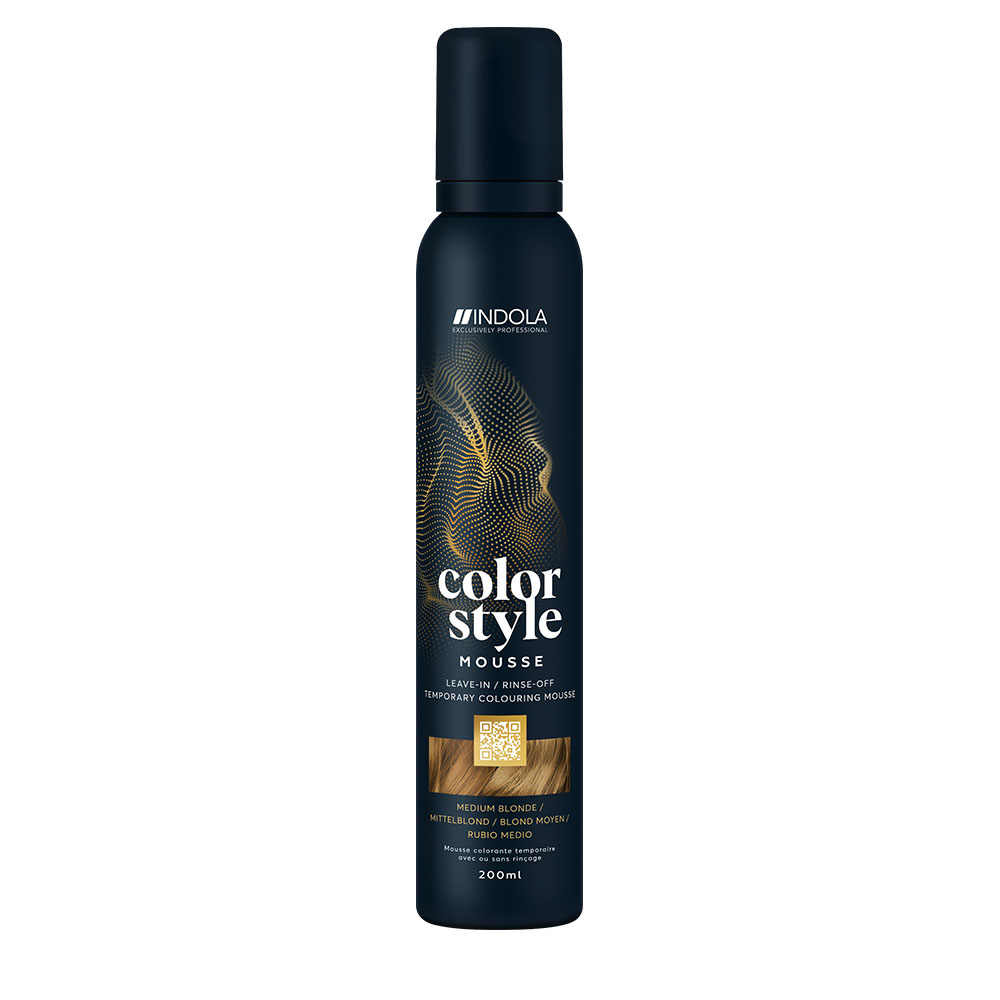 INDOLA Color Style Mousse Mittelblond 200 ml