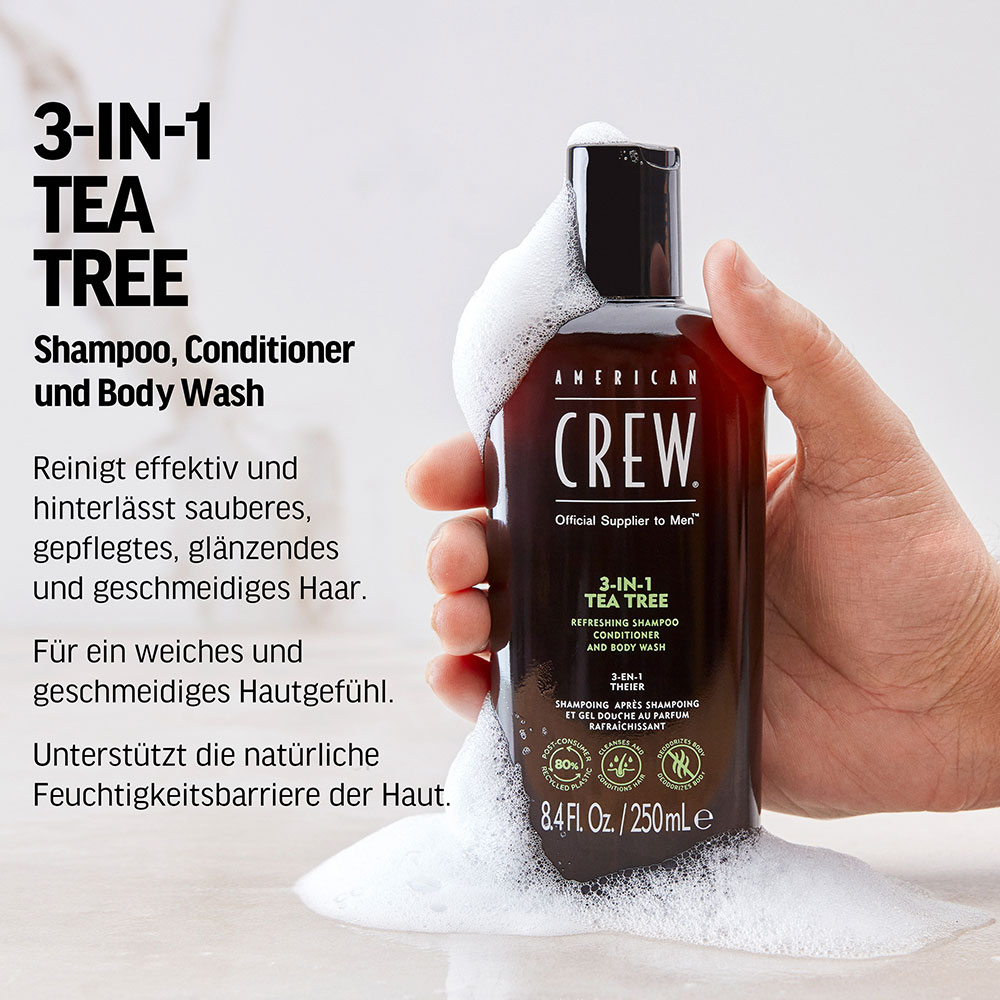 American Crew 3 In 1 Tea Tree 250 ml