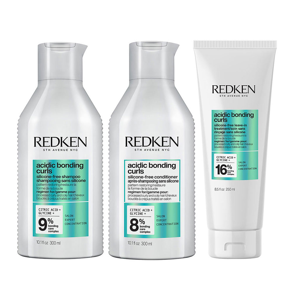 Redken Acidic Bonding Curls Set Shampoo 300 ml + Conditioner 300 ml + Leave-In Treatment 250 ml