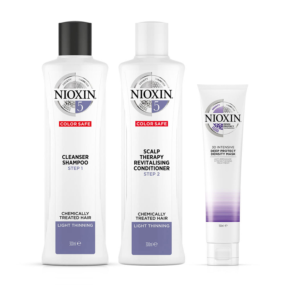 Wella Nioxin Set System 5 Shampoo 300 ml + Conditioner 300 ml + Maske 150 ml