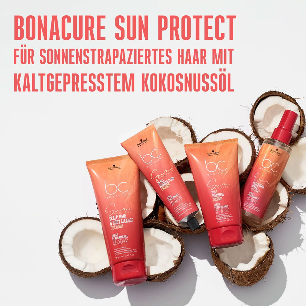 Schwarzkopf BC Bonacure Sun Protect 3-in-1 Scalp, Hair & Body Cleanse 200 ml