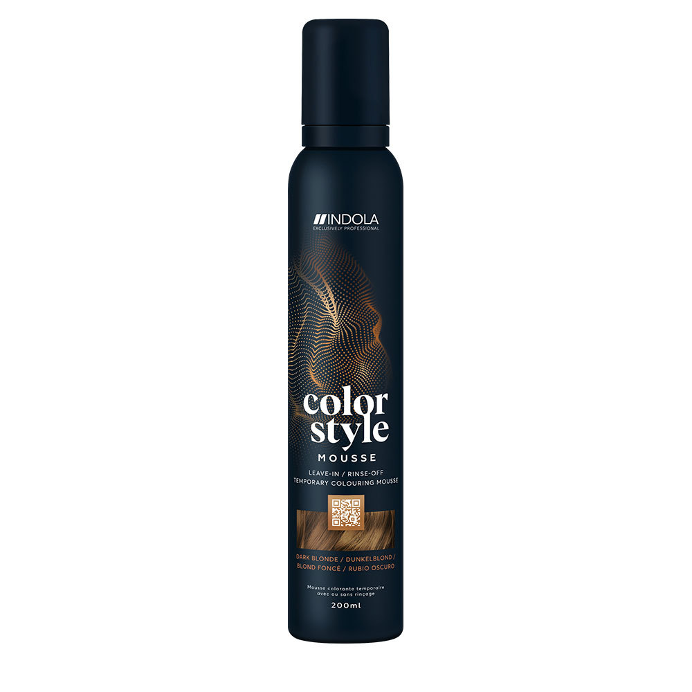 INDOLA Color Style Mousse Dunkelblond 200 ml