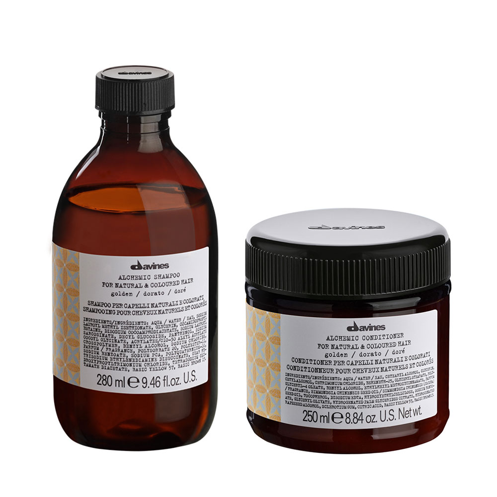 Davines Alchemic Gold Set Shampoo 280 ml + Conditioner 250 ml