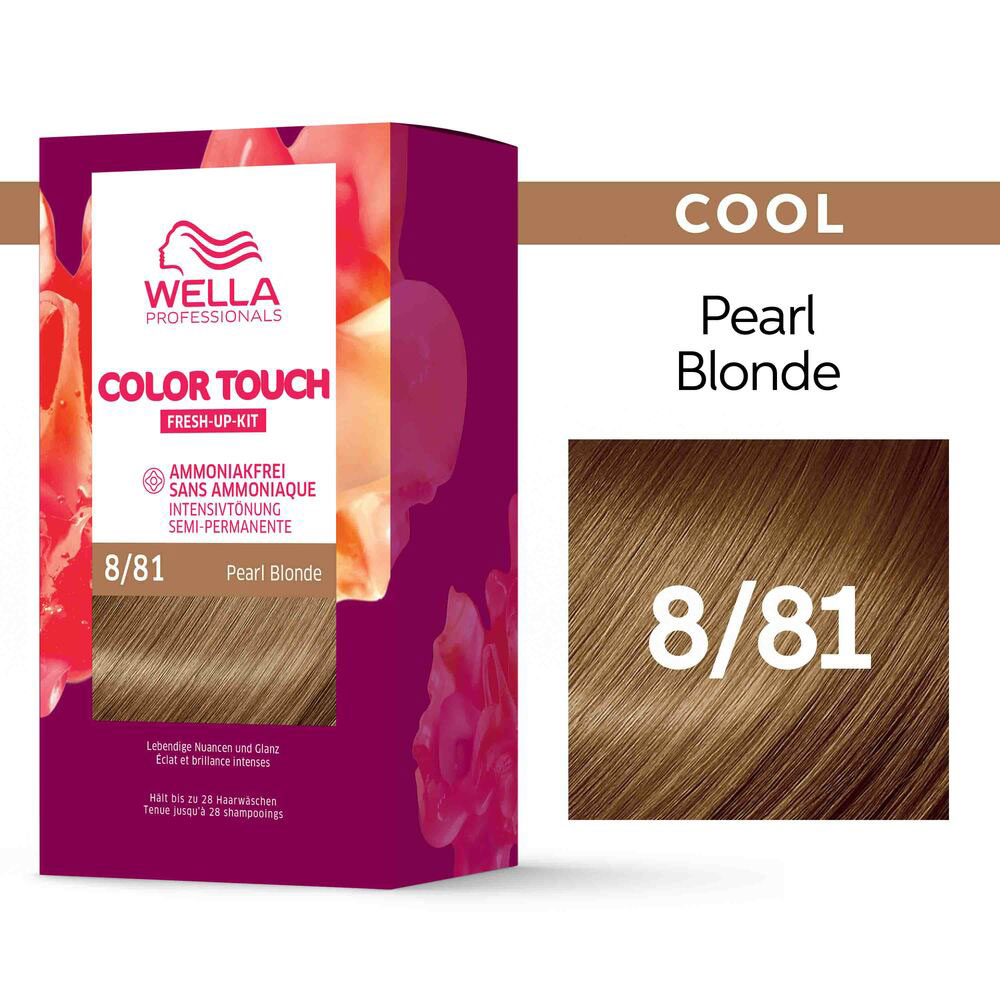 Wella Color Touch  FRESH UP KIT  Rich Naturals  8/81 hellblond perl-asch 130 ml