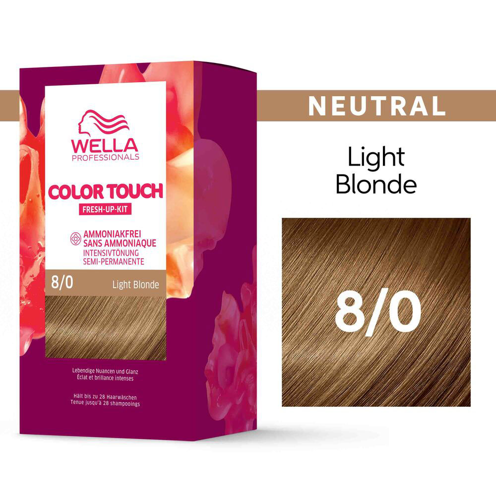 Wella Color Touch  FRESH UP KIT  Pure Naturals  8/0 helblond 130 ml