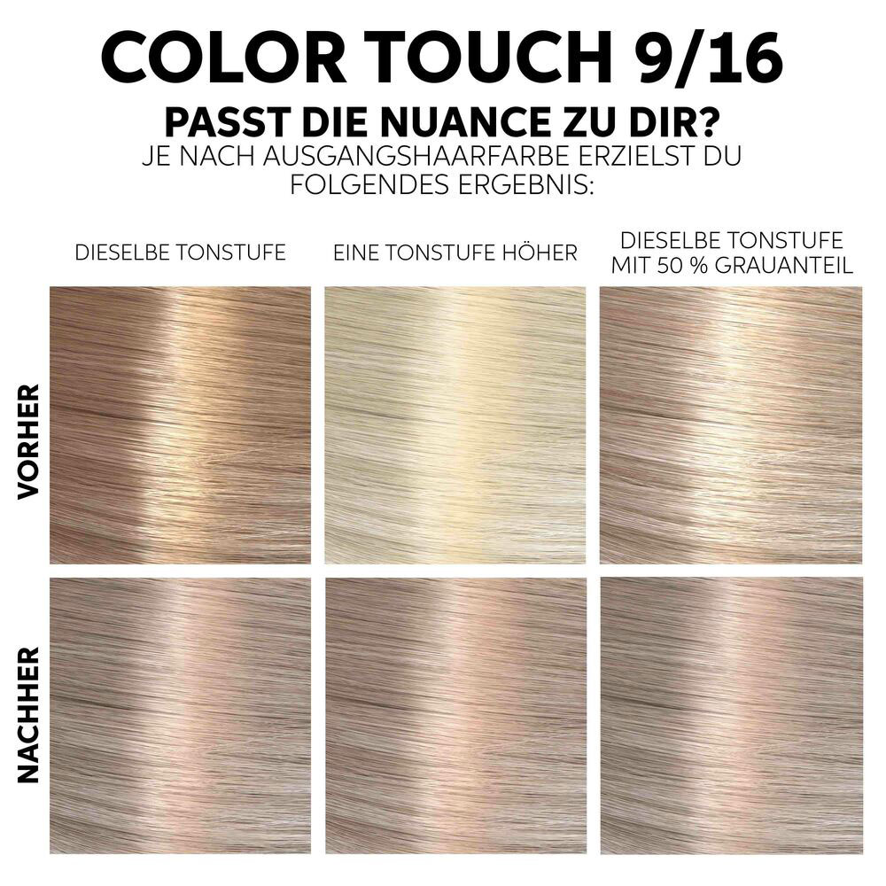 Wella Color Touch  FRESH UP KIT  Rich Naturals  9/16 lichtblond asch-violett 130 ml