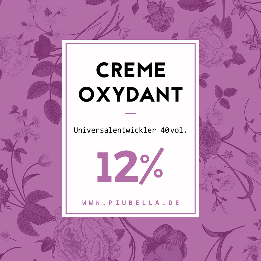 Piubella Creme Oxydant 12% Universal Entwickler 200 ml