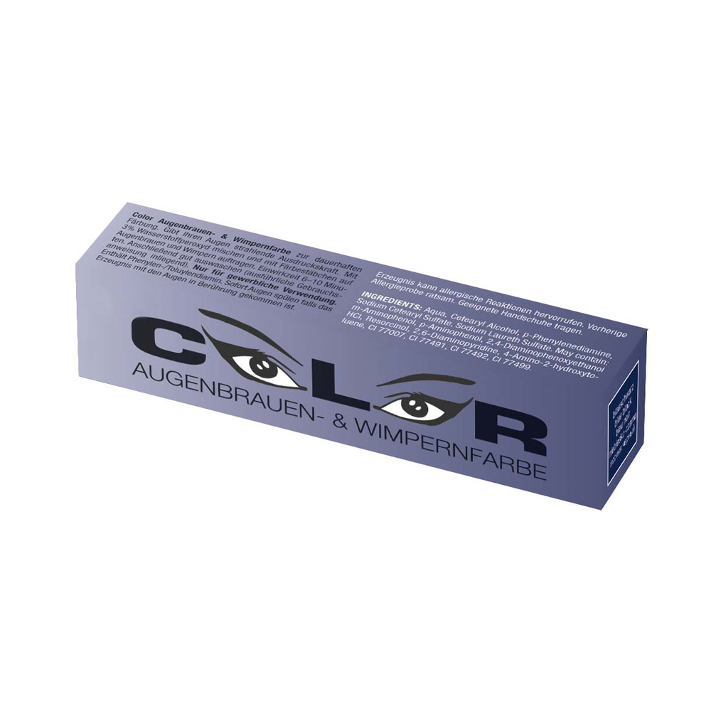 Comair Color Augenbrauen- & Wimpernfarbe blauschwarz 15 ml