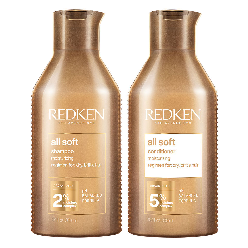 Redken All Soft Set Shampoo 300 ml + Conditioner 300 ml