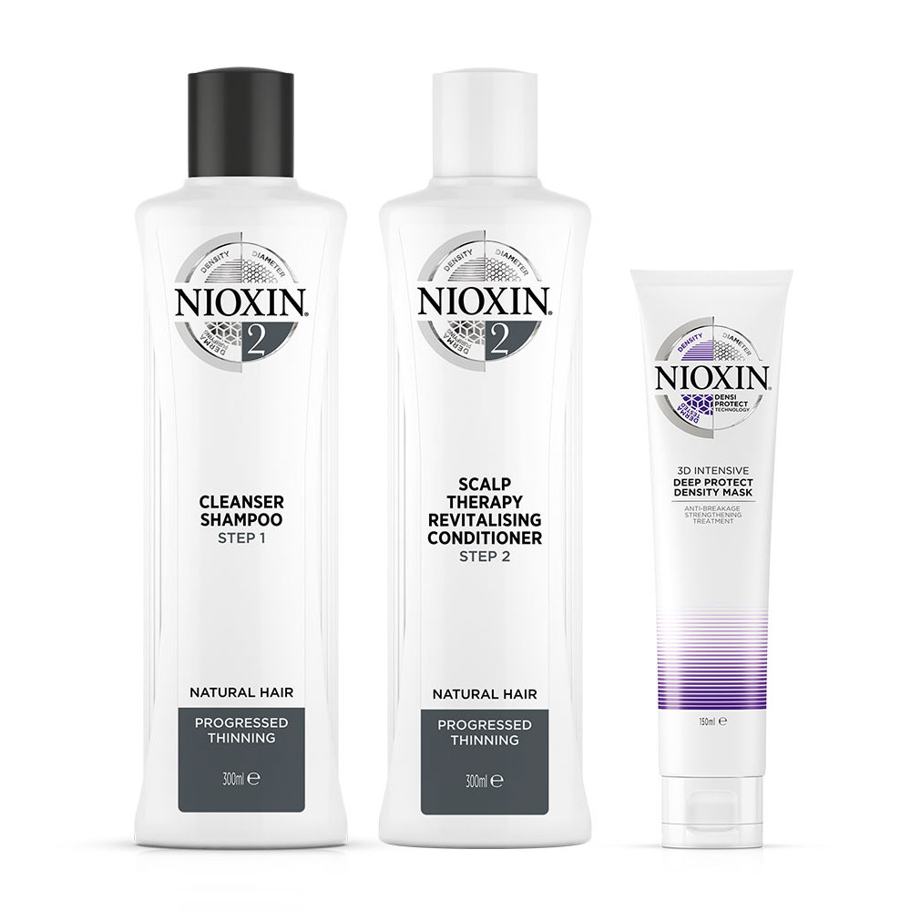 Wella Nioxin Set System 2 Shampoo 300 ml + Conditioner 300 ml + Maske 150 ml